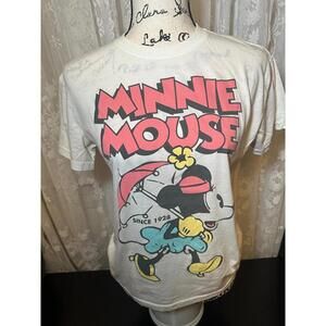 Disney Minnie Mouse Graphic T-Shirt XS – Vintage Style Cartoon Tee